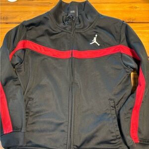 Nike/Jordan kids Black and Red Zip Up size 7